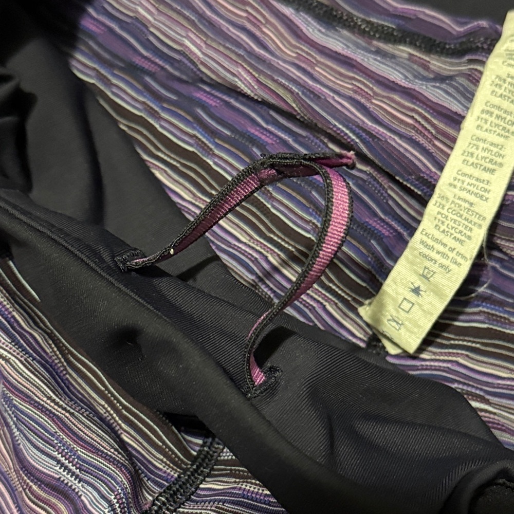 lululemon athletica Purple Striped Leggings - Picture 5 of 7